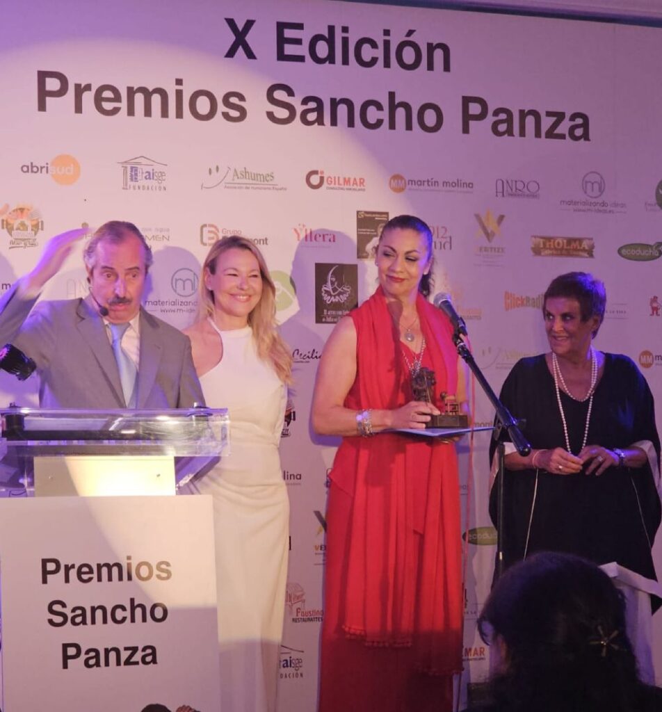 María Gracia X Premios Sancho Panza